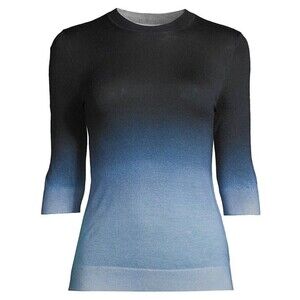 BOSS Feyah Ombré Virgin Wool Knit Top Sz XXL New